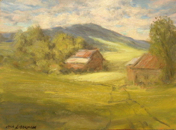 Jack Liberman plein air landscape paintings of Vermont